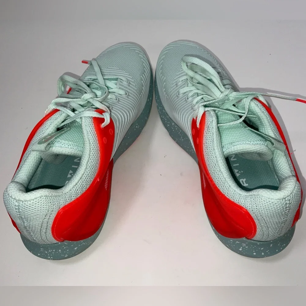 Women’s Under Armour HOVR Apex Running Shoes Mint Green & Orange Size‎ 11